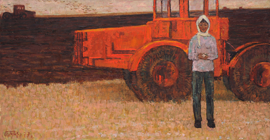Подснежник (Молодая трактористка Майрамгуль Ибраева)