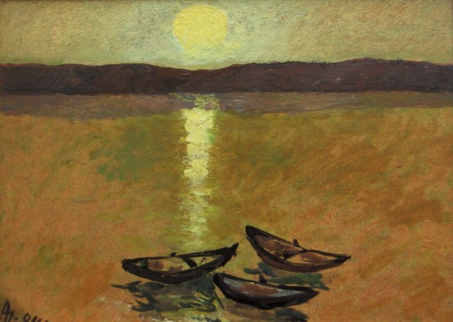 Пейзаж (лодки)