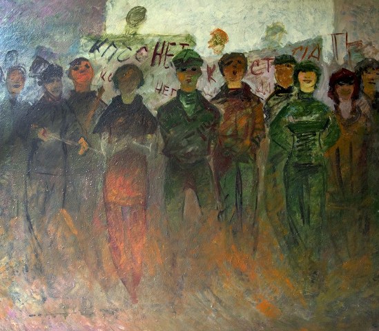 Митинг. Эскиз