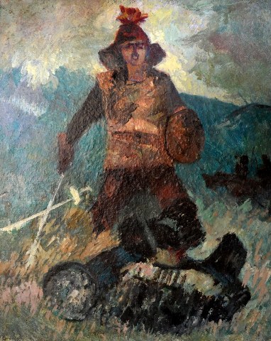 Серия «Батыры. Эскиз №2. Поединок»