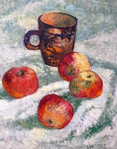 Красные яблоки