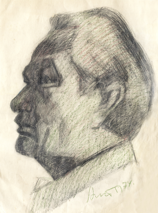 Портрет поэта К.Н. Бекхожина