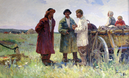 ПРИЕЗД ПЕРВЫХ ПЕРЕСЕЛЕНЦЕВ В СЕМИРЕЧЬЕ