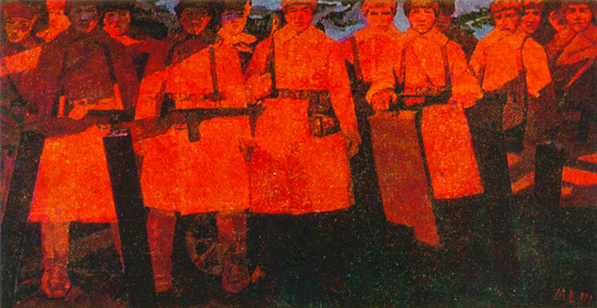 Алмаатинцы в боях за Москву